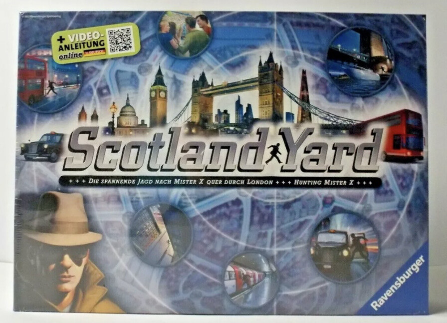 Scotland Yard Board Game 8+ Czech Republic – New Sealed