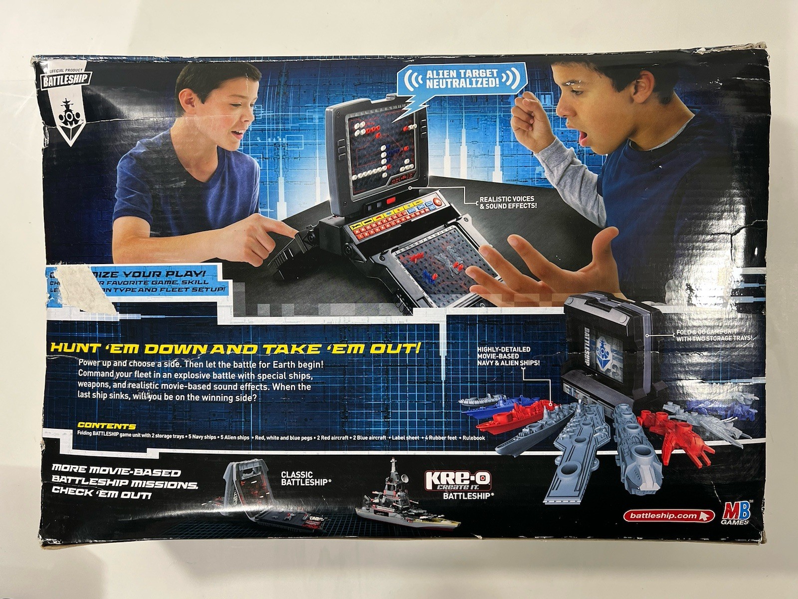 Deluxe Battleship Movie Edition Electronic TESTED WORKS Hasbro 2012 Sea Battle