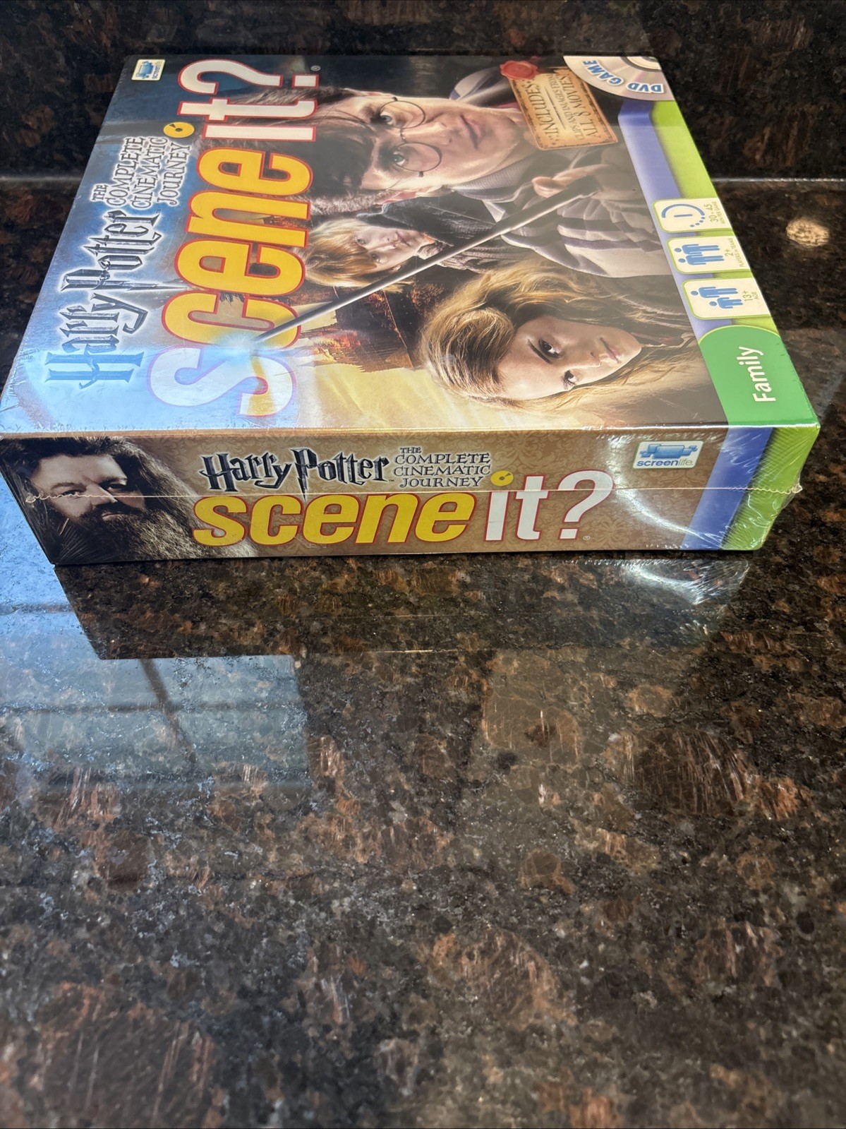 Scene It Harry Potter The Complete Cinematic Journey DVD Board Game NEW SEALED
