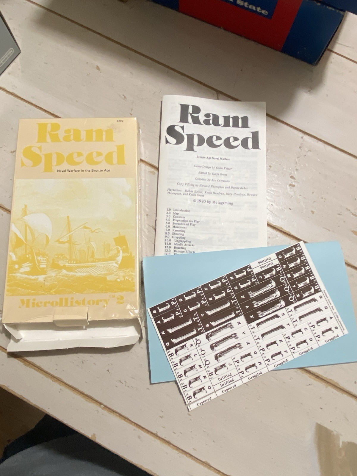 Ram Speed (Metagaming, Microhistory 2) — COMPLETE, UNPUNCHED
