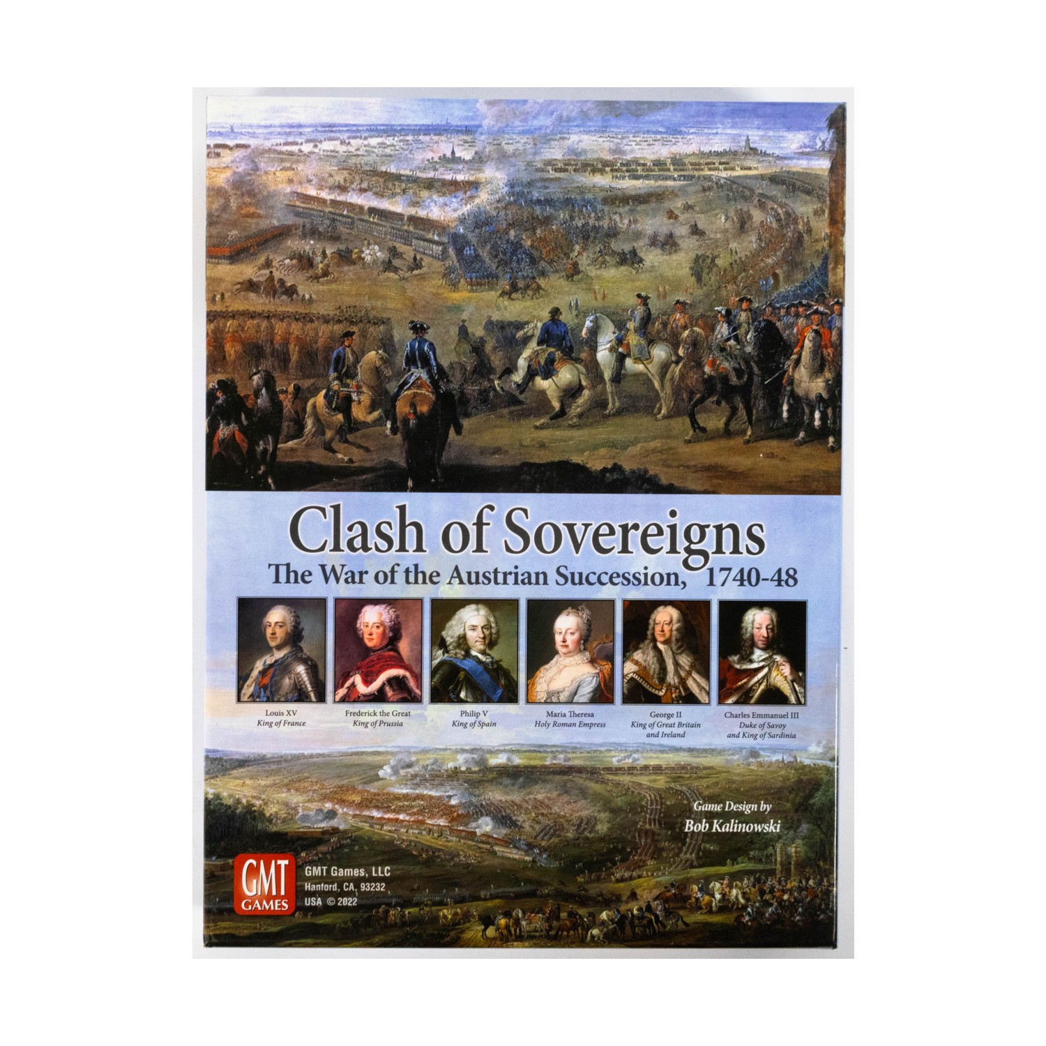 GMT Wargame Clash of Sovereigns – The War of the Austrian Success Box SW (New)
