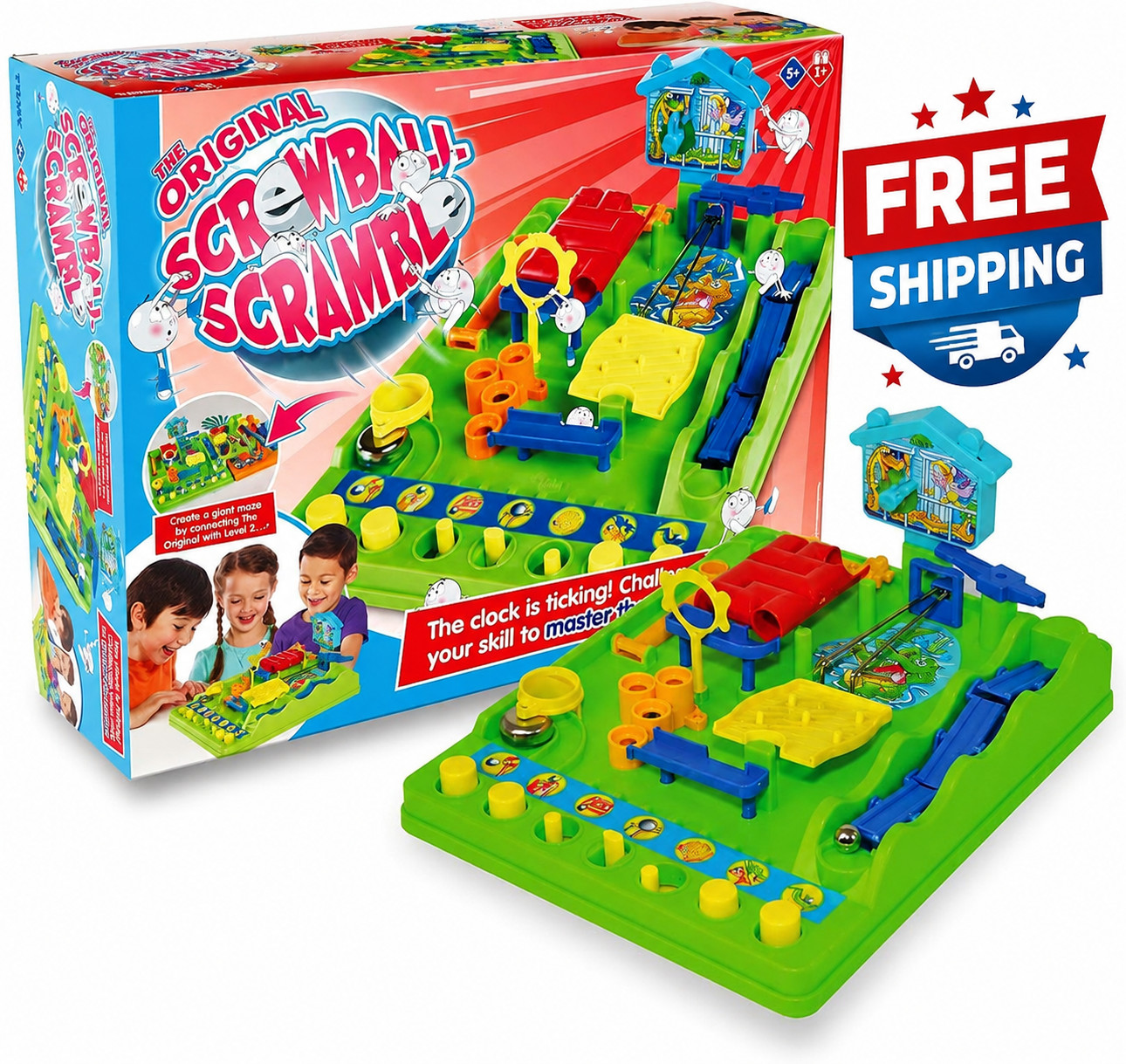 Screwball Scramble Brainteasers for Ages 5 to 10 NEW