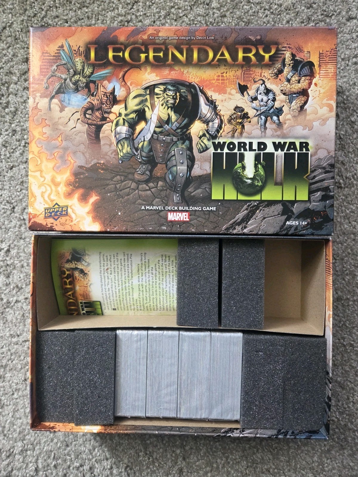 Upper Deck Marvel Legendary World War Hulk Card Game Expansion – Cards Sealed