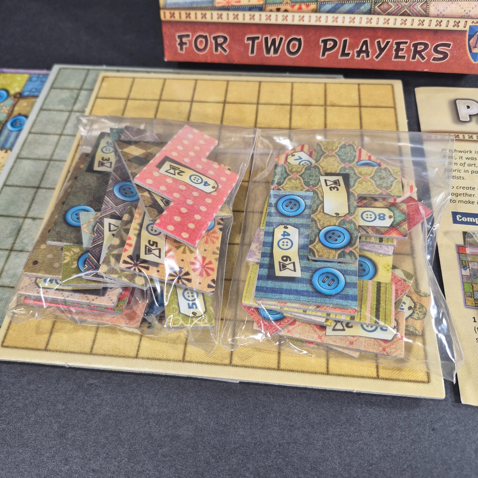 Patchwork Board Game By Uwe Rosenberg 2018 Lookout Games CIB Complete