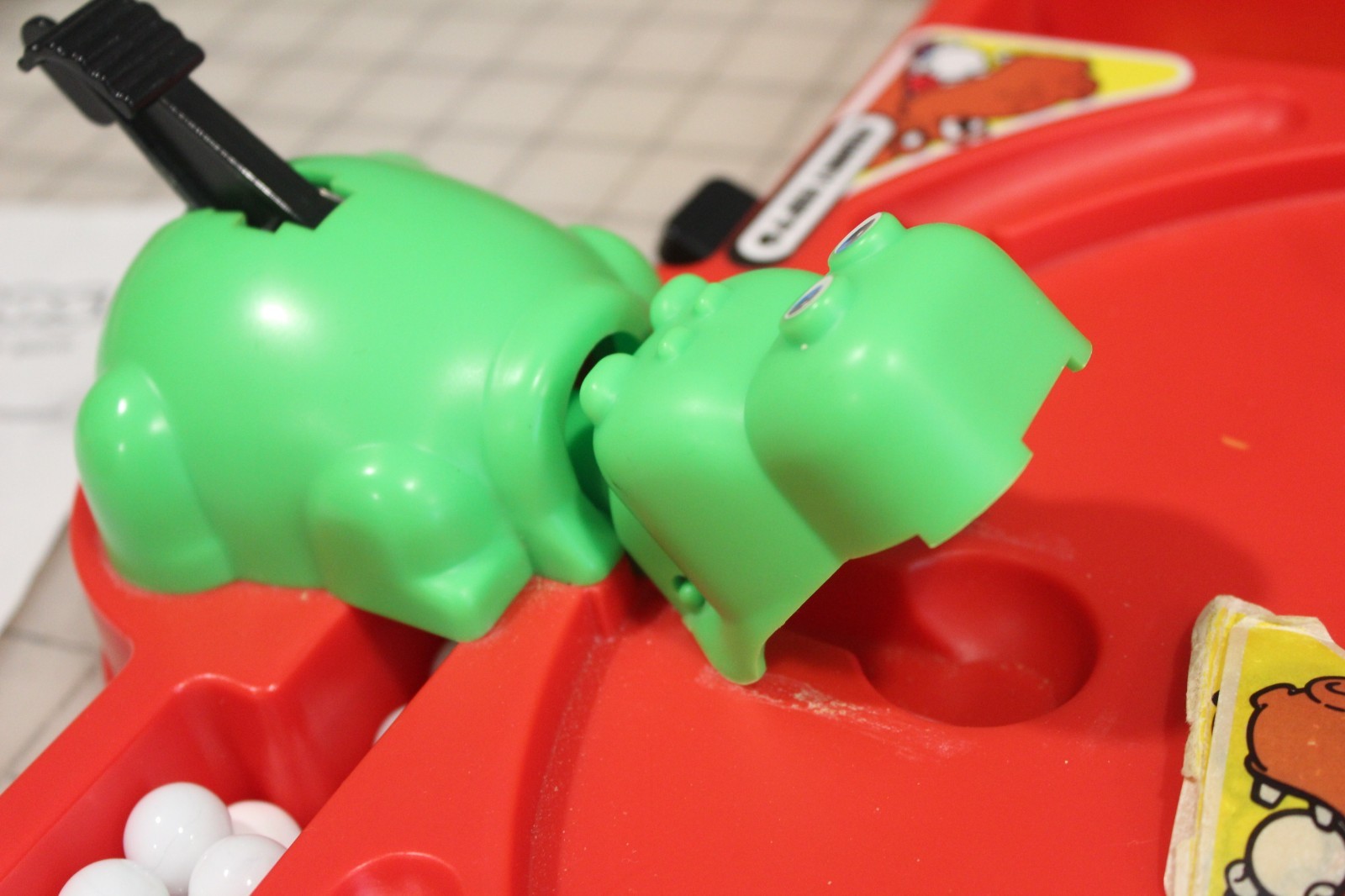Vintage 1986 Hungry Hungry Hippos Game Milton Bradley
