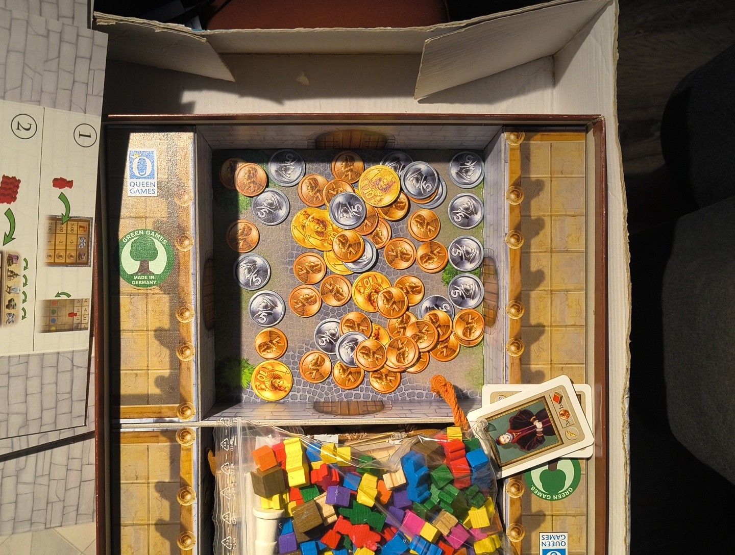 Fresco Board Game Queen Games Renaissance Strategy Award-Winning FREE SHIPPING