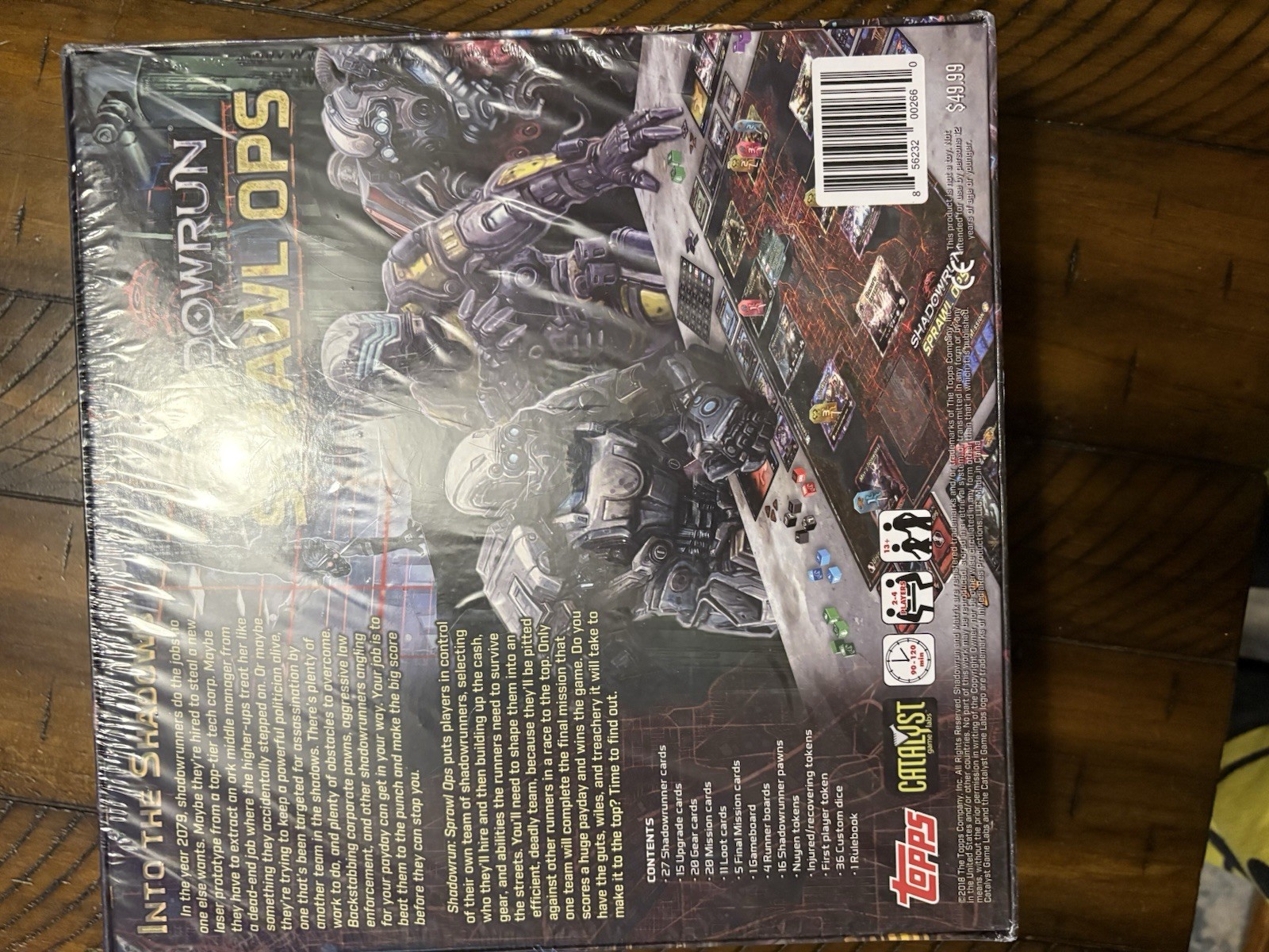 Shadowrun Sprawl Ops Board Game Catalyst Game Labs Brand New Factory Sealed