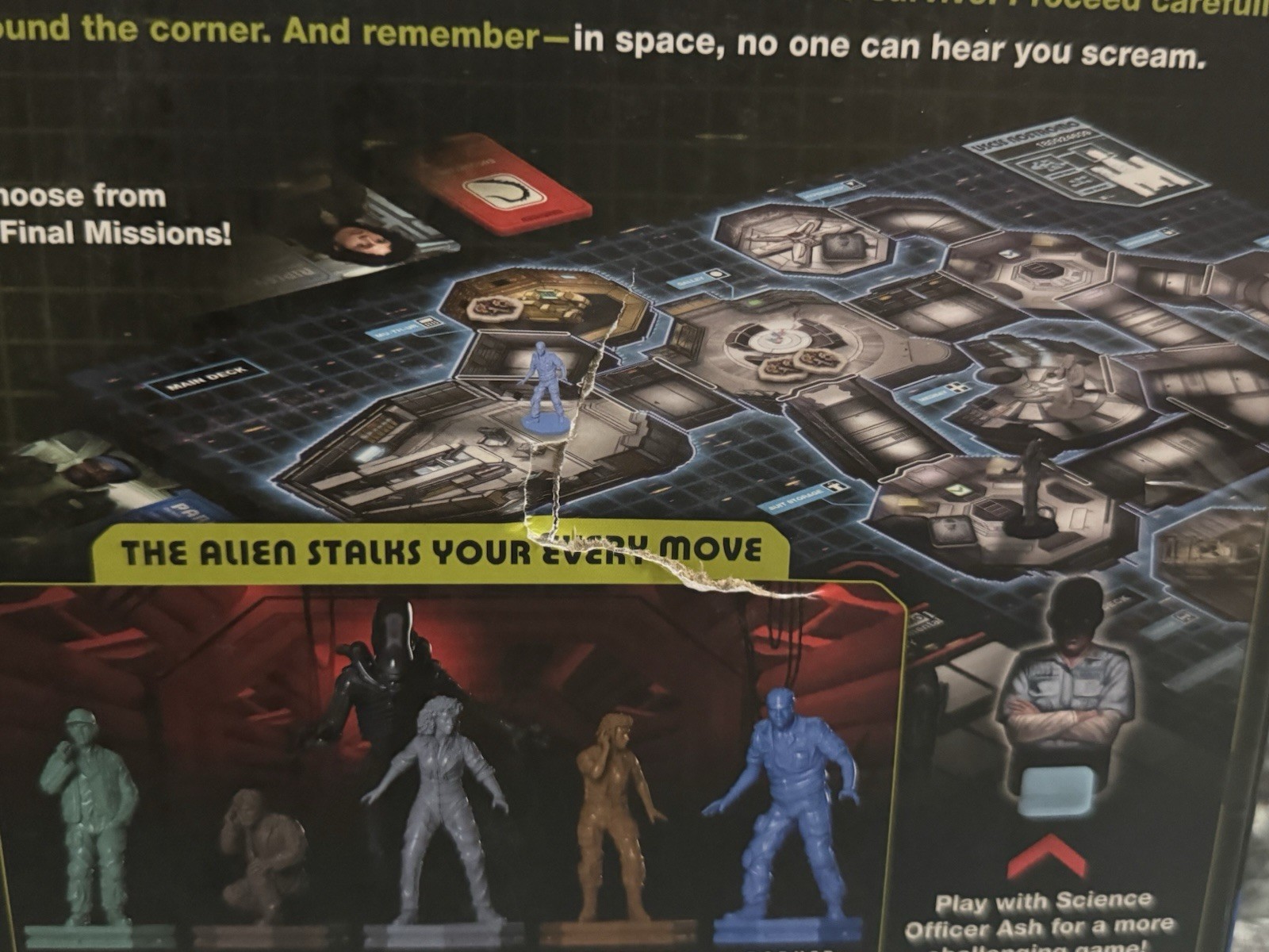 ALIEN: Fate of the Nostromo Board Game Unopened Box Damaged