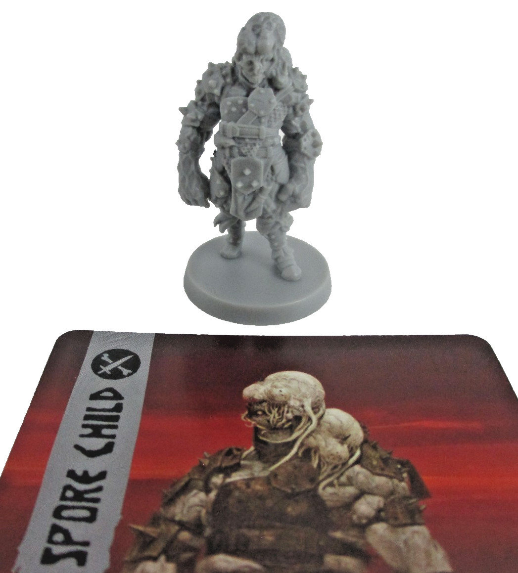HATE: The Board Game SPORE CHILD Mercenary Mini & Card NEW!!