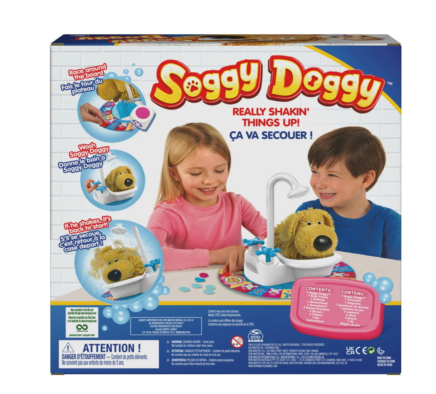 Spin Master Games, Soggy Doggy, The Silly Award-Winning Kids Game Board Game