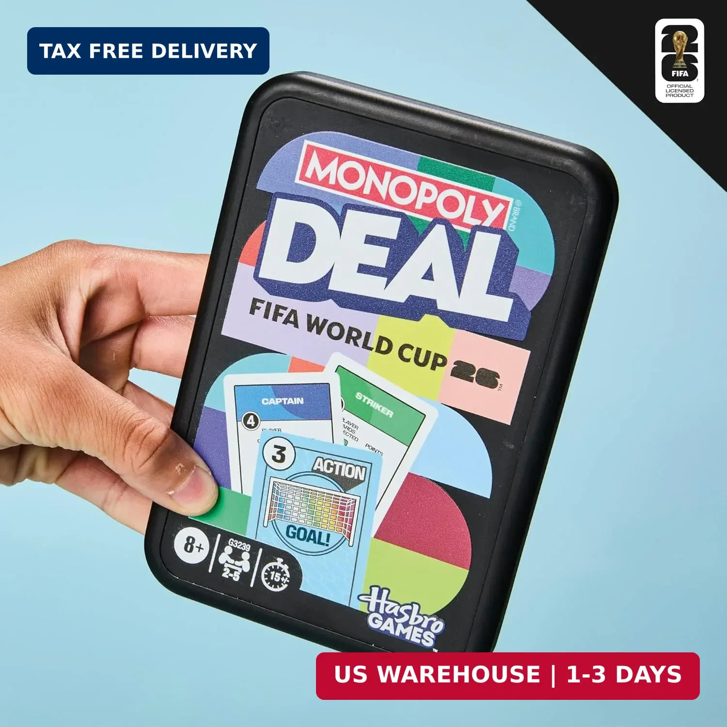 Monopoly Deal FIFA World Cup 2026 Edition Game – Officially Licensed FIFA World