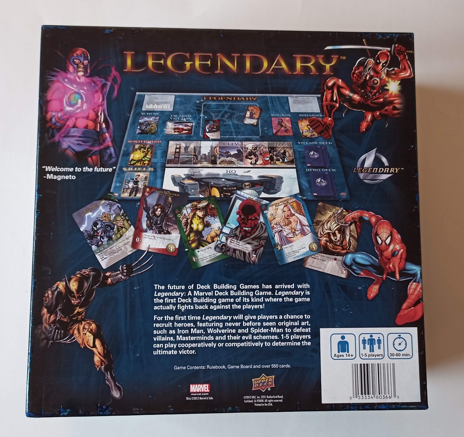 Marvel Legendary Core Box Deck Building Card Board Game Custom Dividers