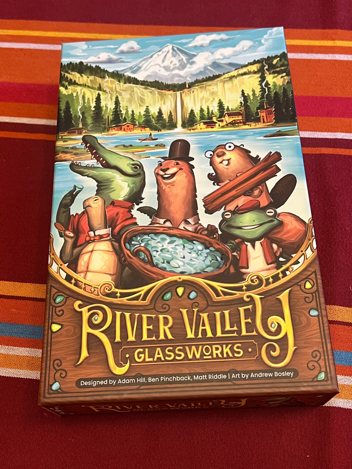 River Valley Glassworks board game