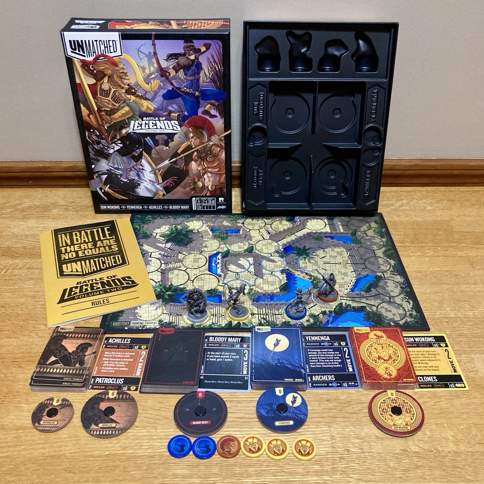 Unmatched, Battle Of Legends Volume Two, Board Game Complete – Restoration Mondo