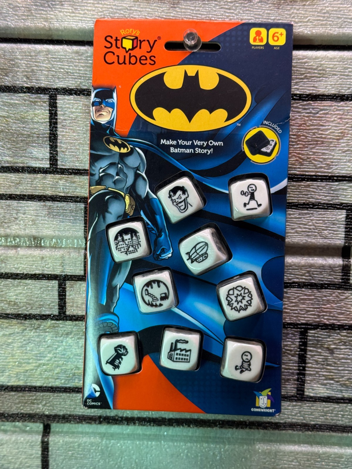 Rory’s DC Comics BATMAN STORY CUBES, Dice Game, NEW, Free QuikShip