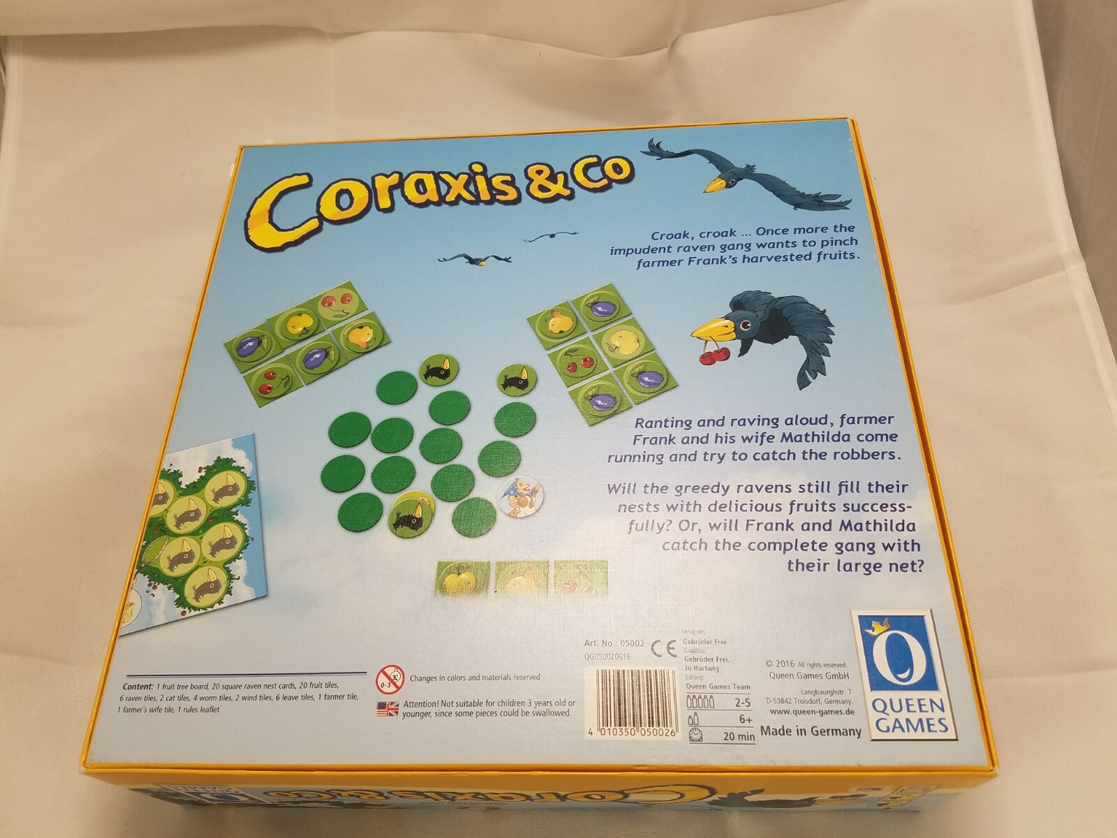Coraxis and Co (Company) – Queen Games Board Game Childrens Game 6+ NEW