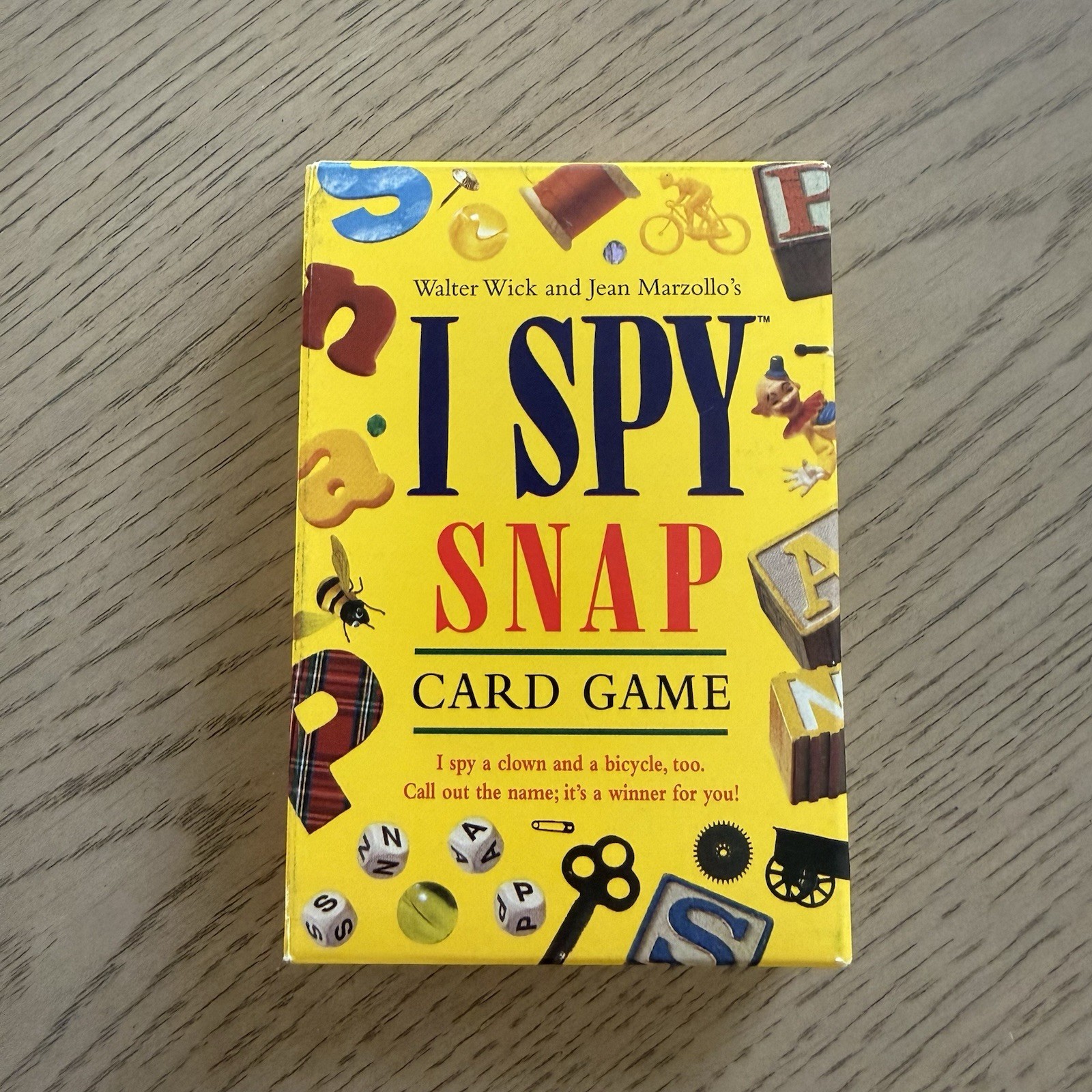 I Spy Snap Card Game Briarpatch 1998 Ages 5 and Up