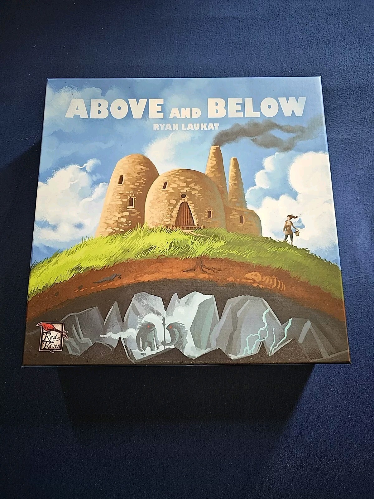 Red Raven Games 009RVM Above and Below Game Board Game Complete