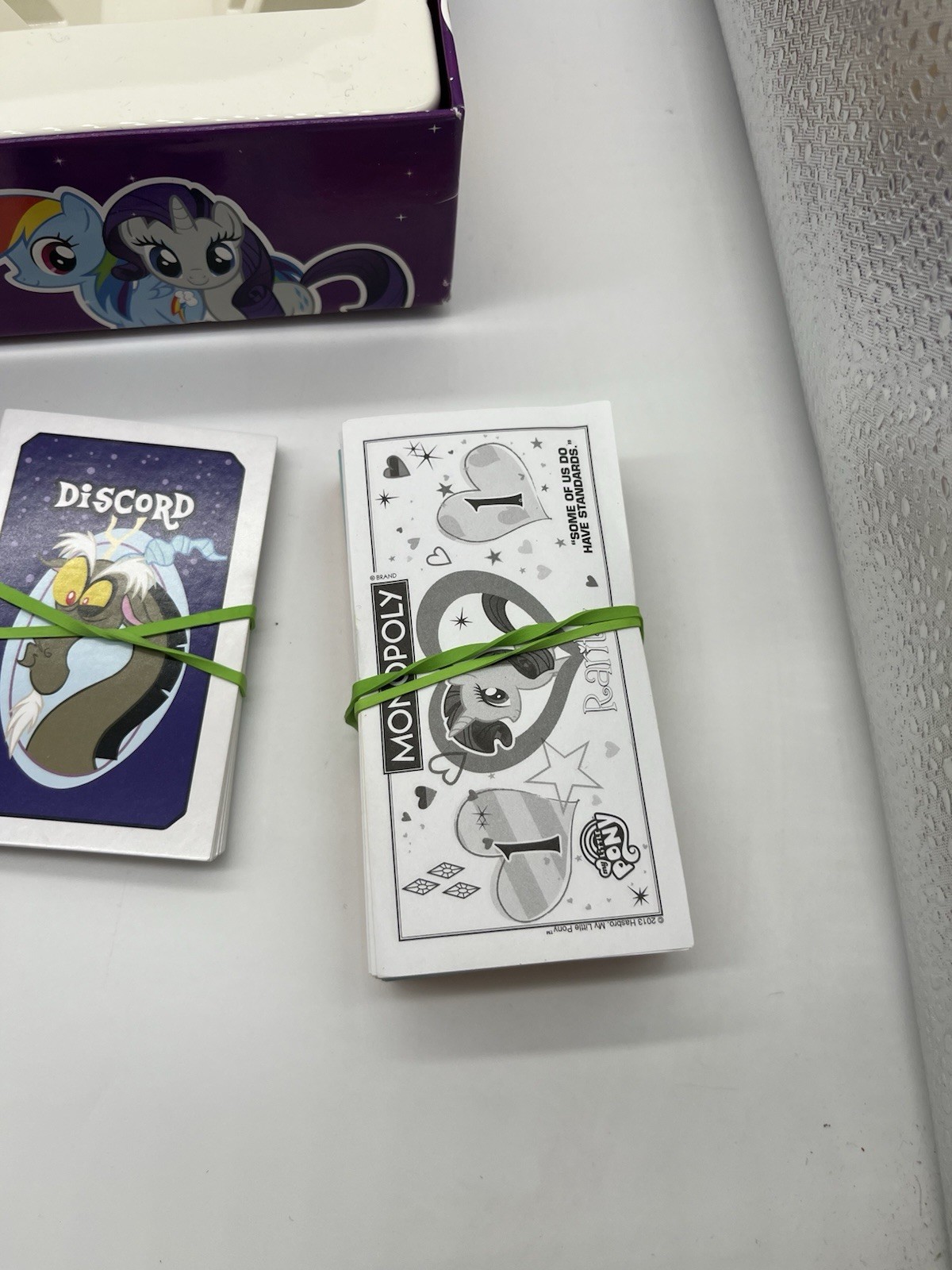 Monopoly My Little Pony Board Game 2013 COMPLETE! 6 Collectible Tokens USAopoly