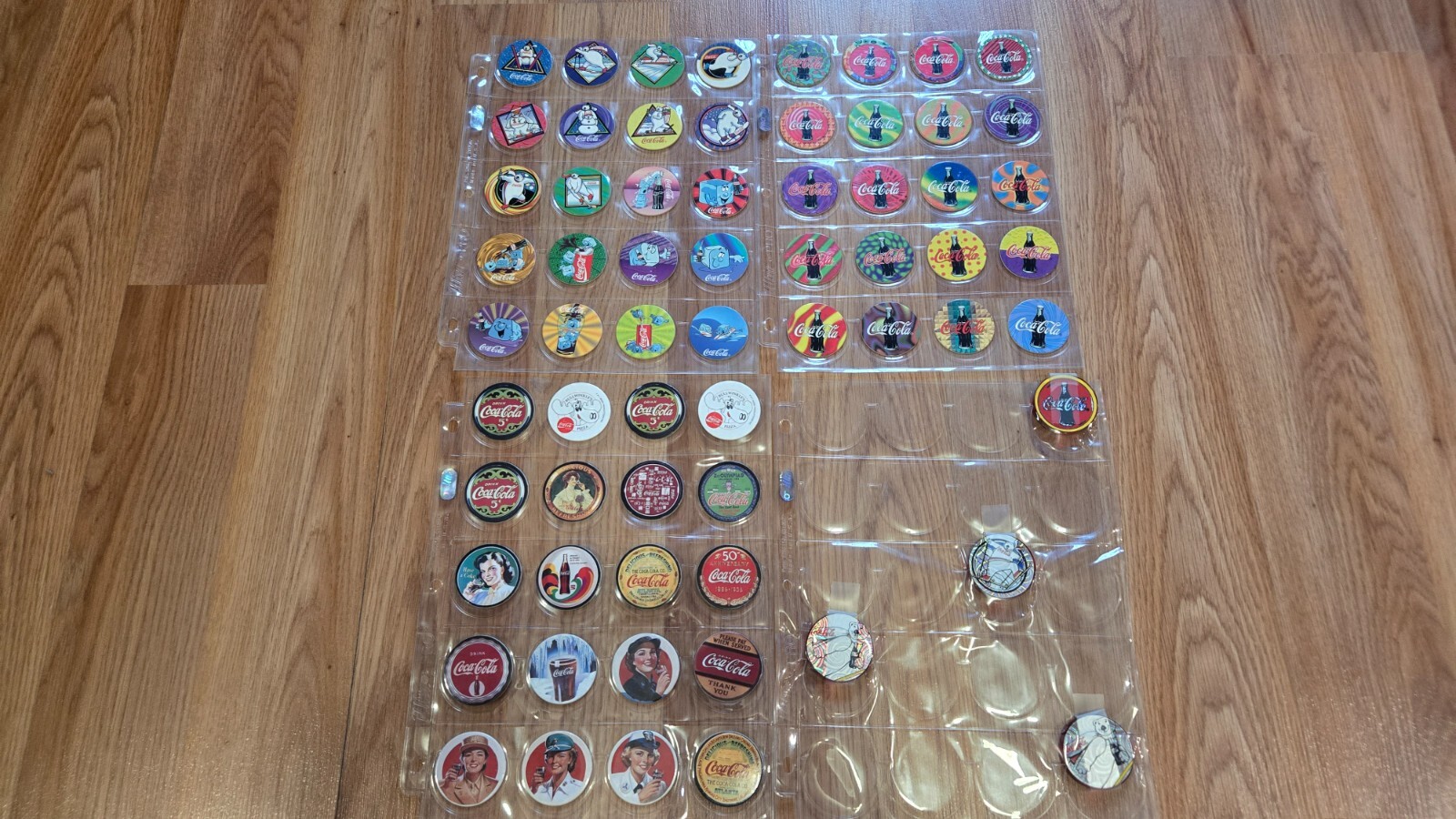 Coca Cola LICENCED SET Pog Pogs Milkcap Lot w. Slammers Series 1 2 Soda Pop 90s
