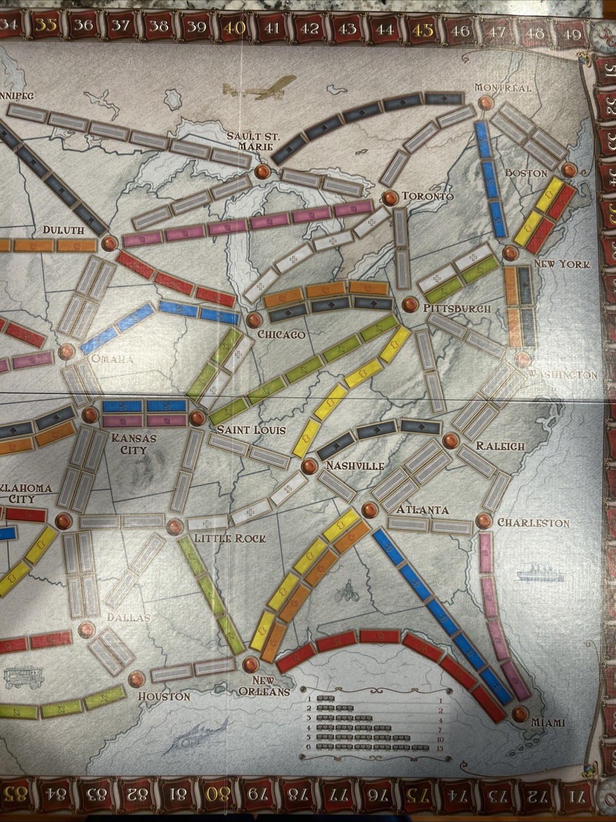 Days of Wonder Ticket To Ride by Alan R. Moon Train Adventure Board Game