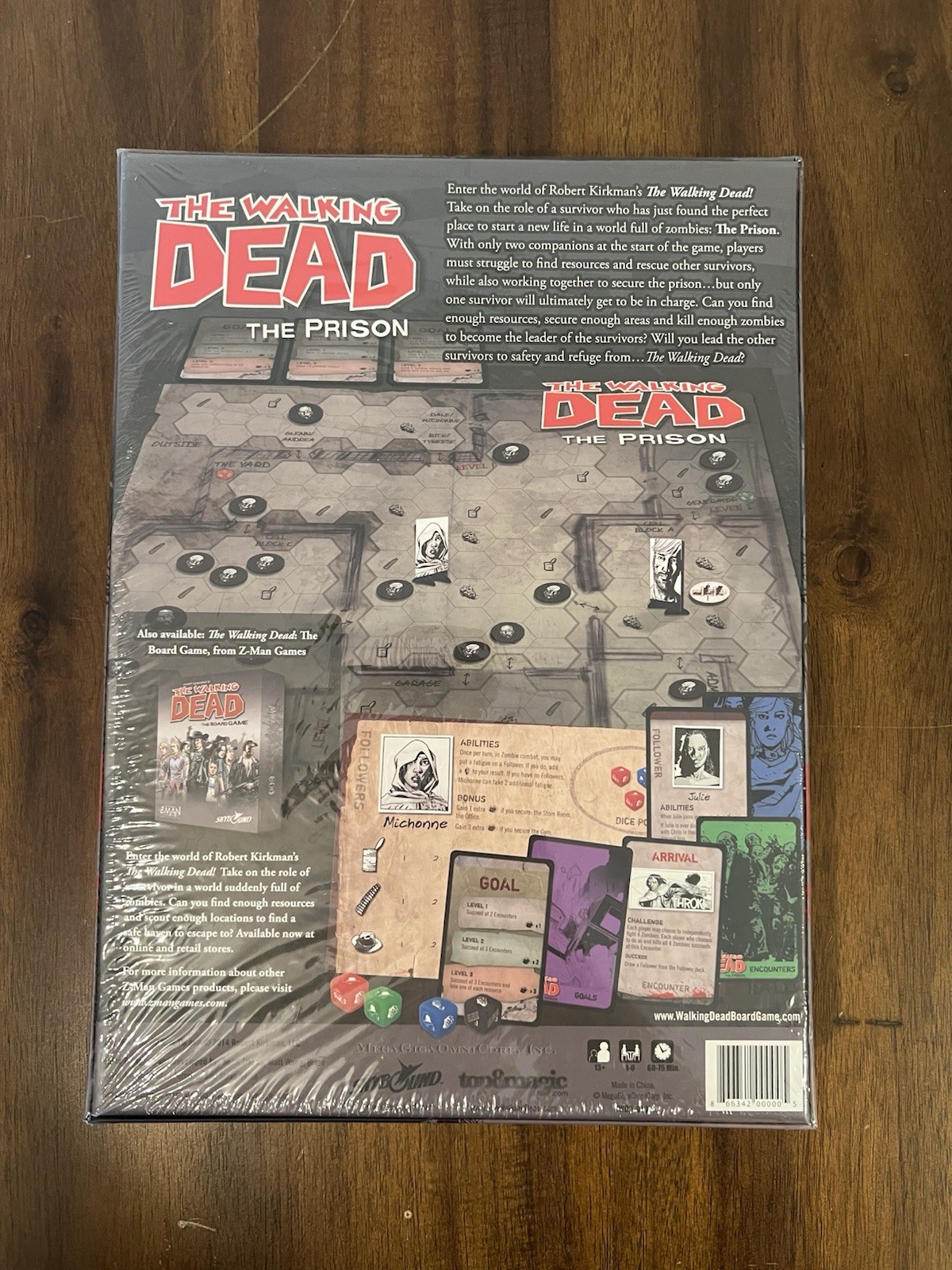 The Walking Dead Board Game & The Prison Lot NEW SEALED