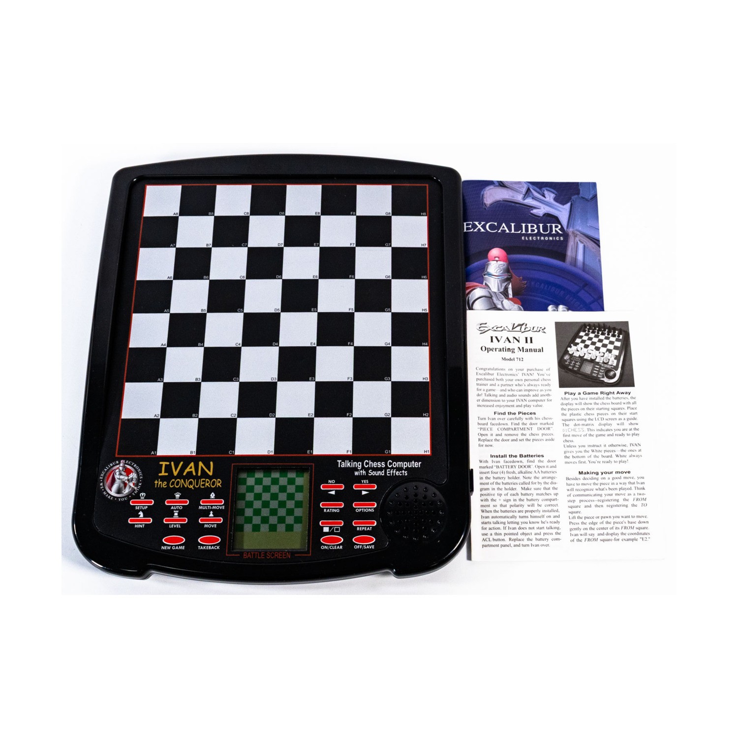 Excalibur Electronics Boardgame Chess Set – Ivan II the Conqueror Box Fair/EX