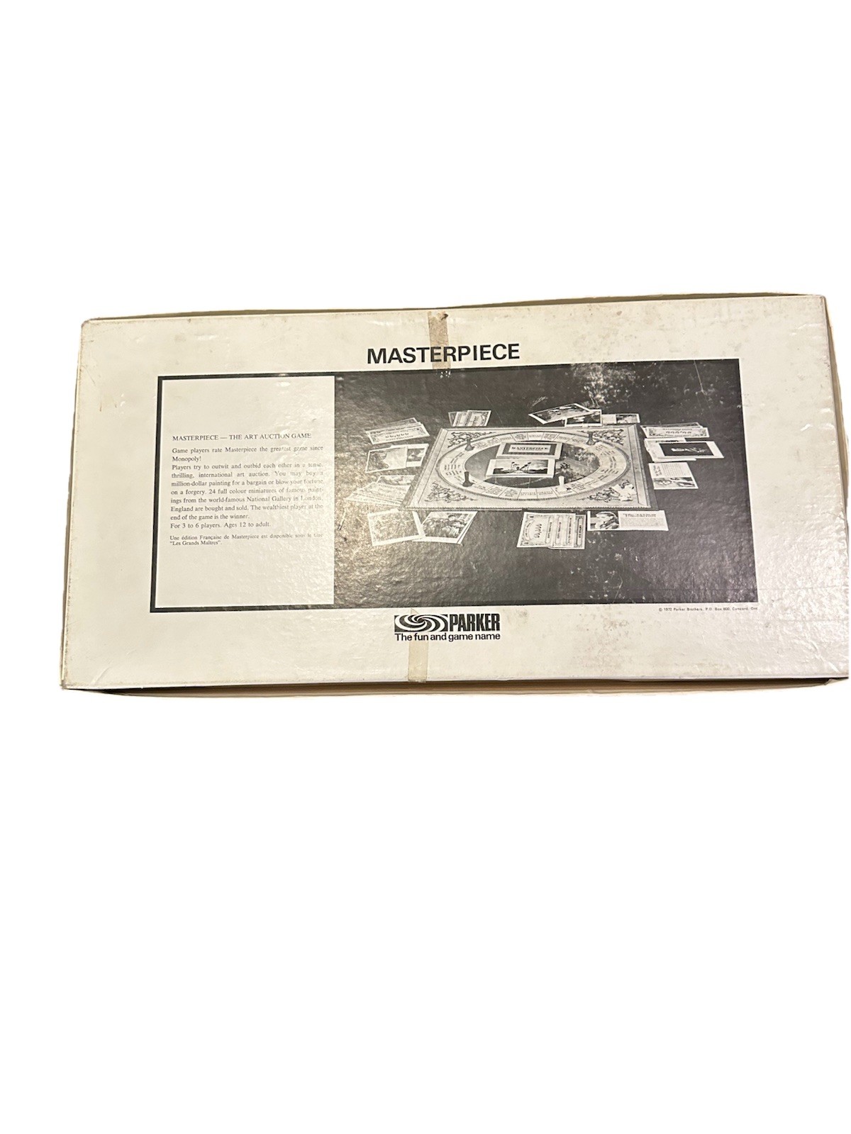 1972 Masterpiece Game Art Auction Game by Parker Brothers Complete