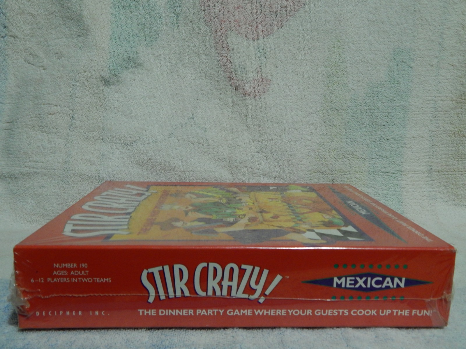 Stir Crazy! The Dinner Party Game Mexican Cooking 1996 *New* Made in USA