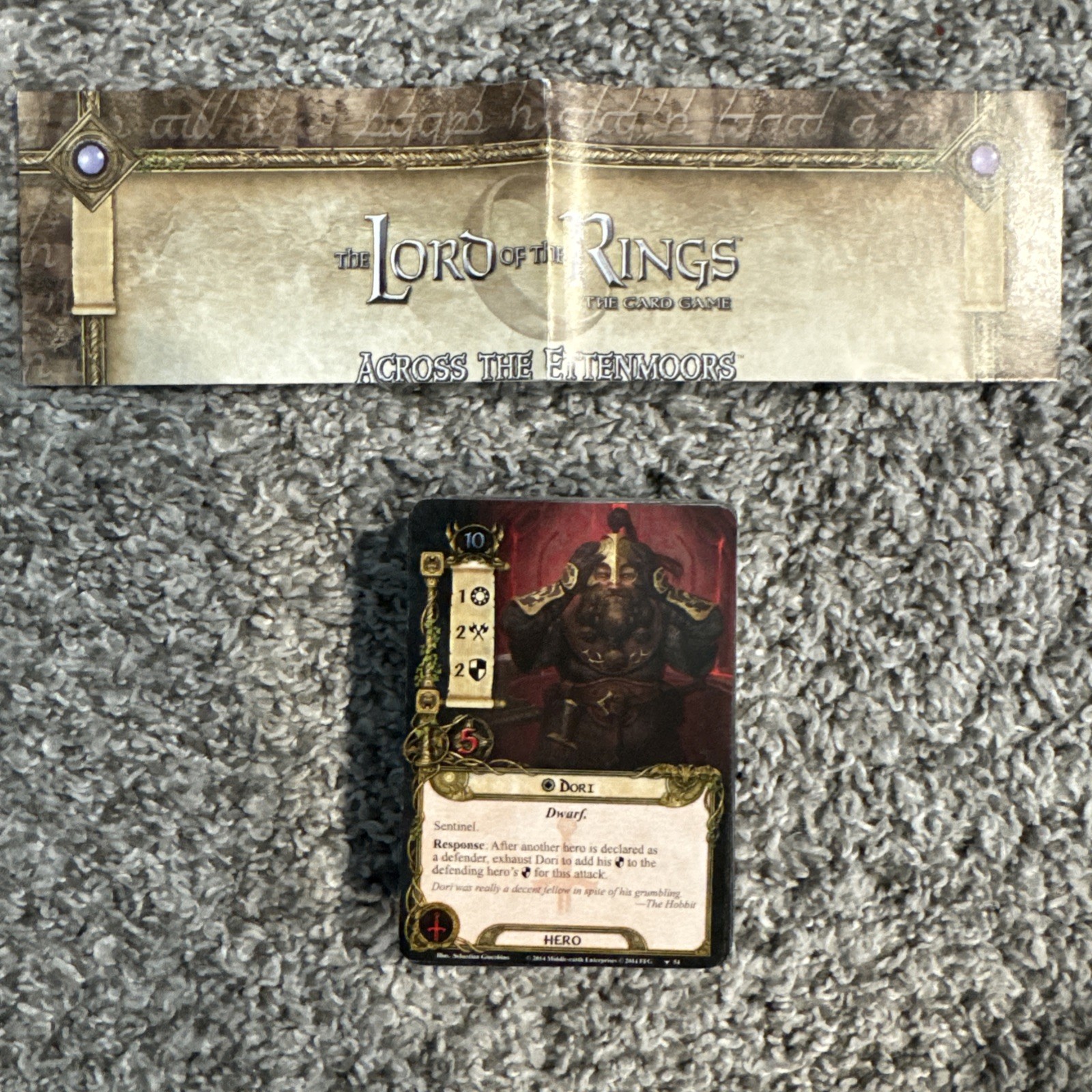 Lord of the Rings LCG: Angmar Awakened Cycle 6x Adventure Packs (1 card missing)