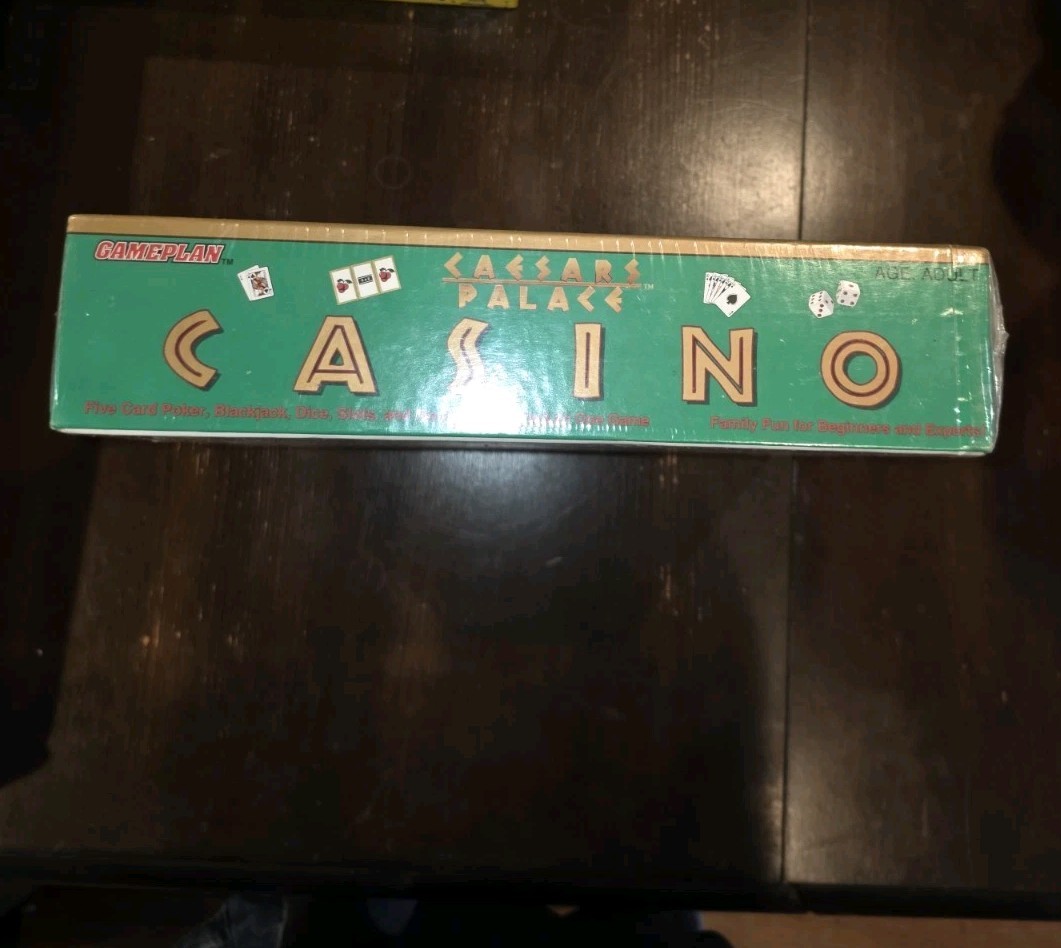 Vintage CAESARS PALACE CASINO Board Game 1995 by Gameplan New and Sealed