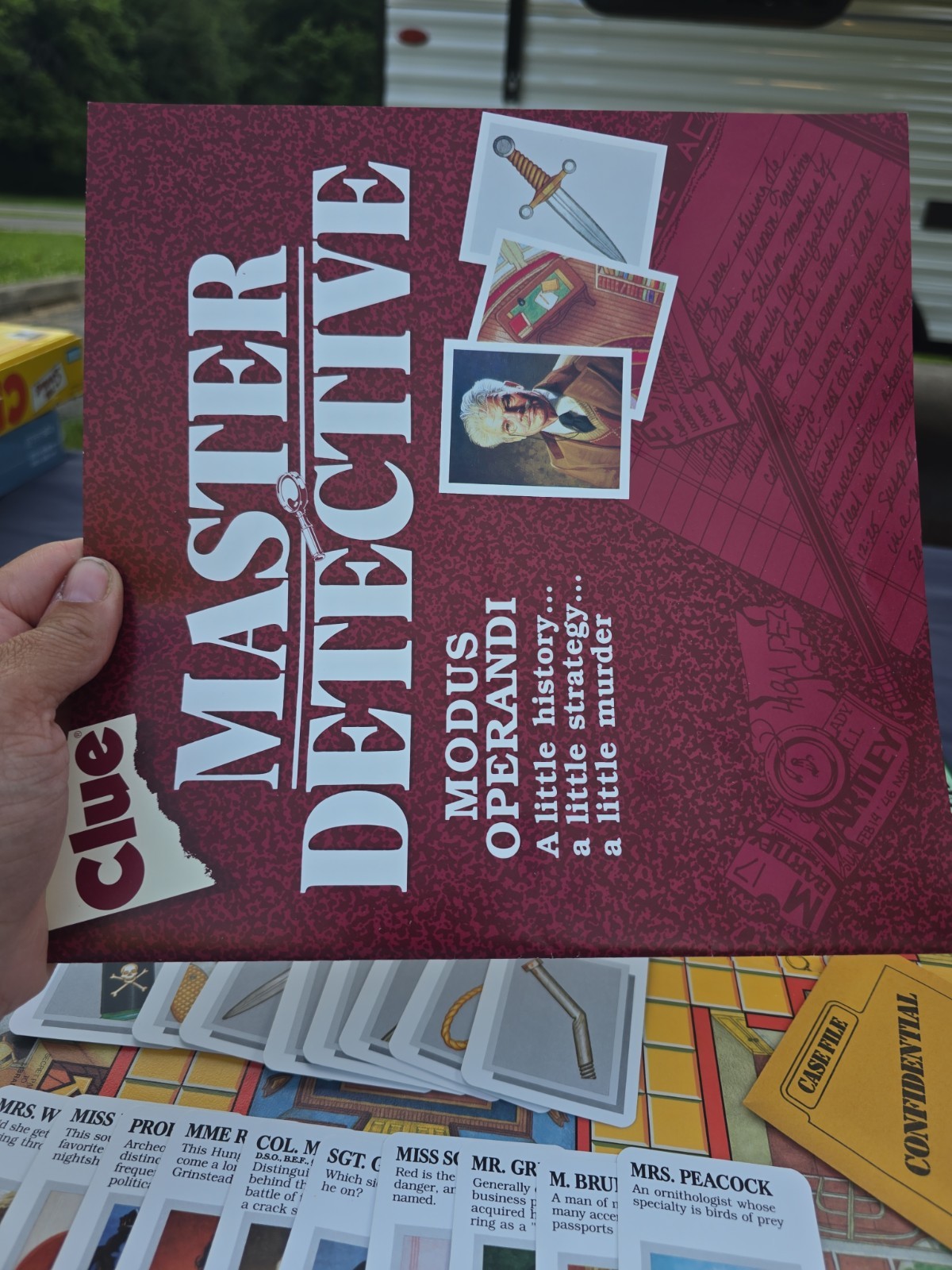 Clue Master Detective Board Game Vintage 1988 Parker Brothers MISSING BOTH DICE