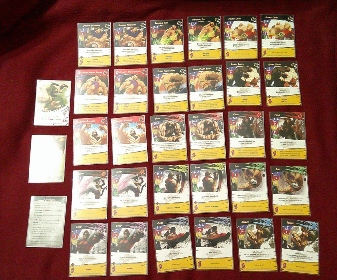 Level 99 Exceed Fighting System Ryu box contents Street Fighter (box missing)