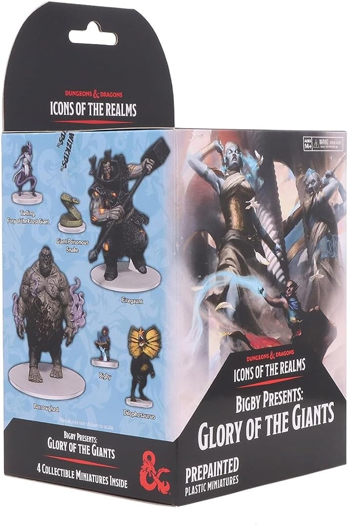 D&D Icons of The Realms: Glory of the Giants Set 27 1 Booster Brick – Contains 4