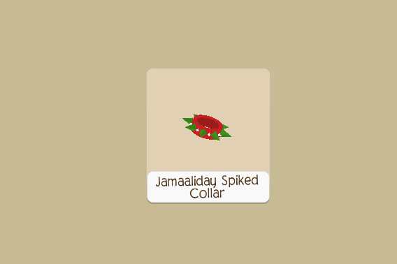Animal jam play wild jamaaliday spiked collar