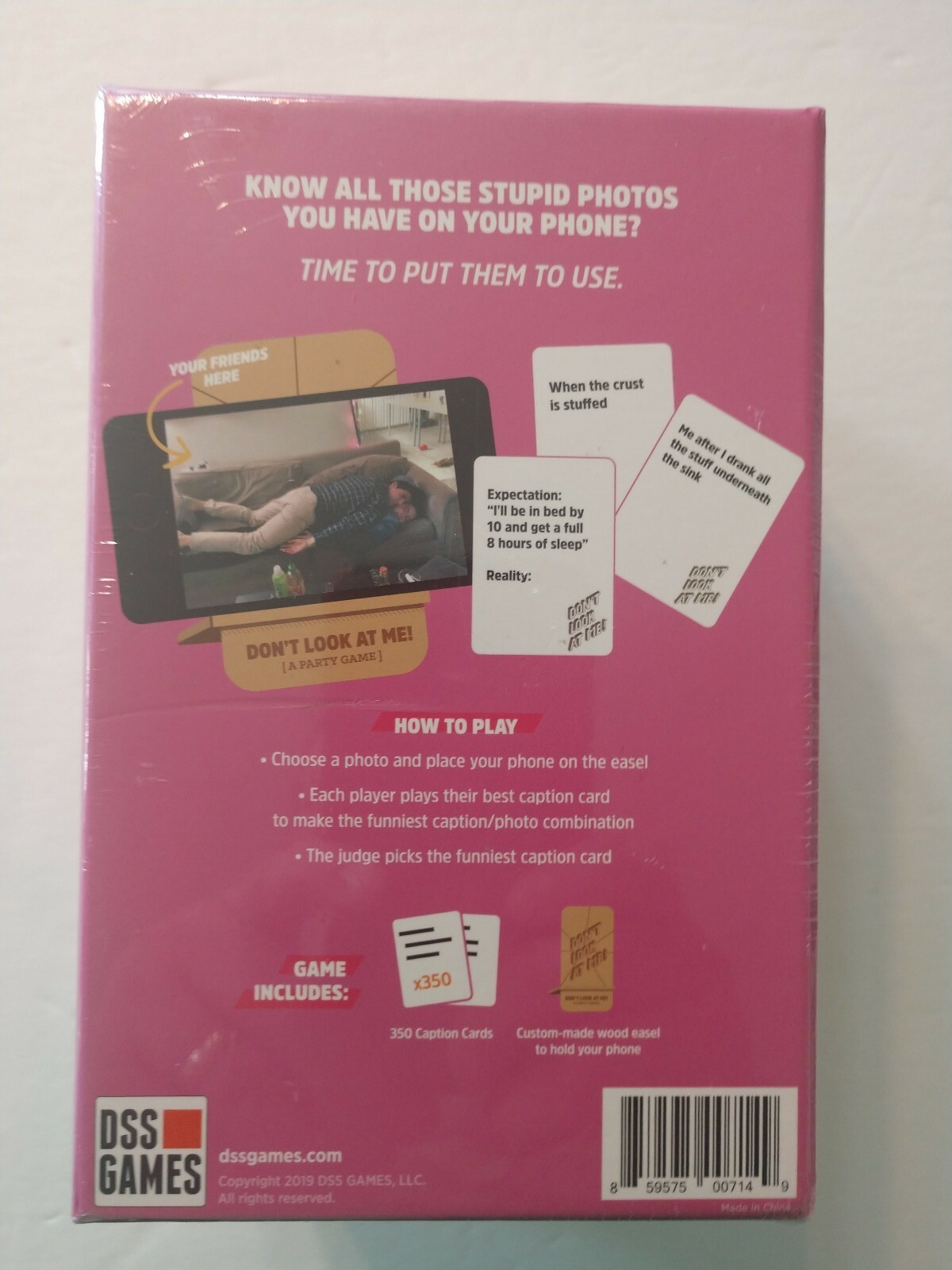 NIB DSS GAMES DON’T LOOK AT ME! PARTY GAME 17+YEARS/3+ PLAYERS NEW