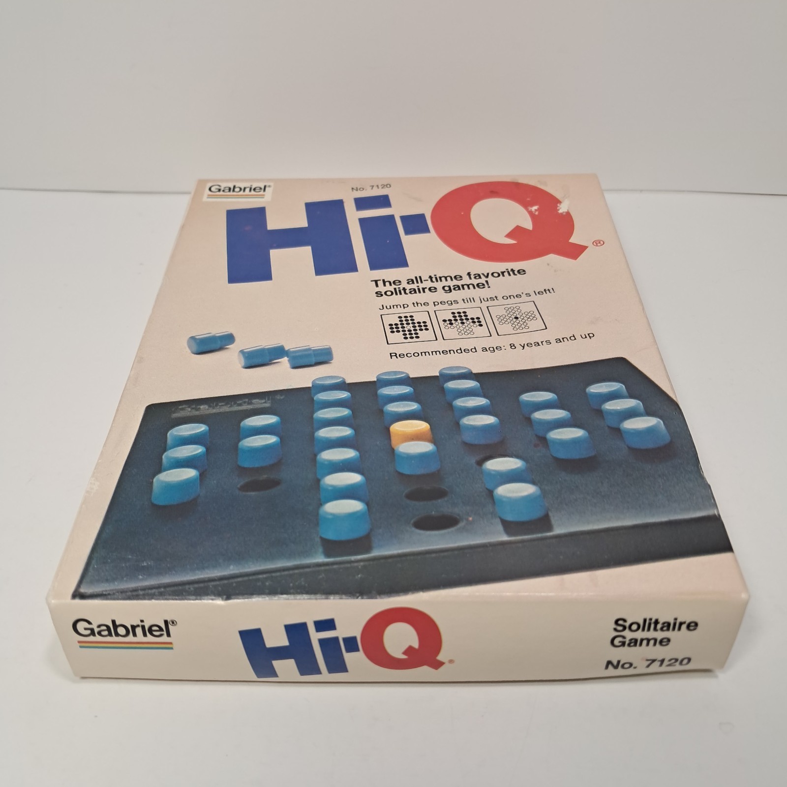 Hi-Q Solitaire Game Vintage 1978 Gabriel No.7120 Strategy COMPLETE