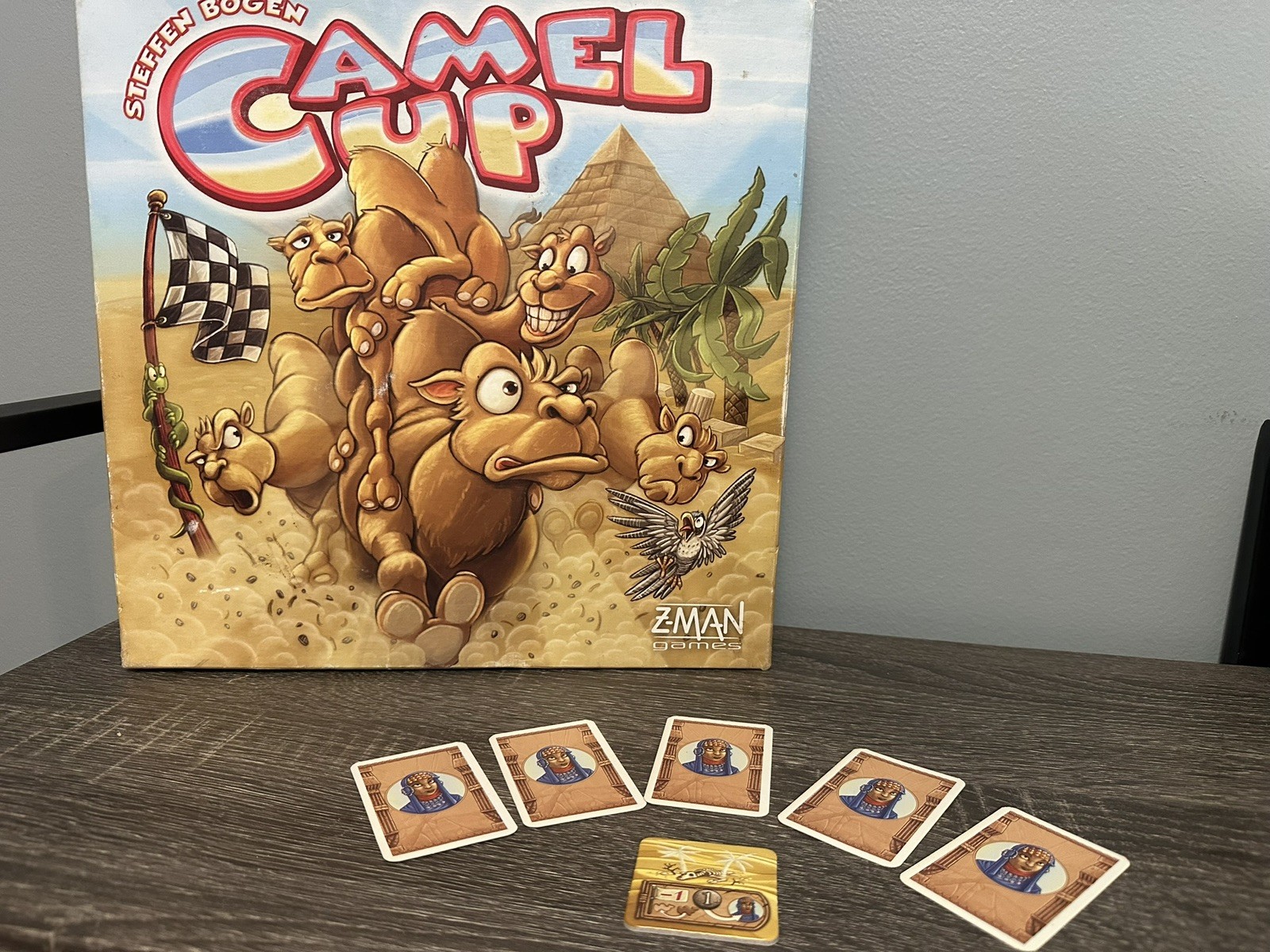 Camel Up Board Game First Edition Replacement Betting Card & Oasis/Desert Tile