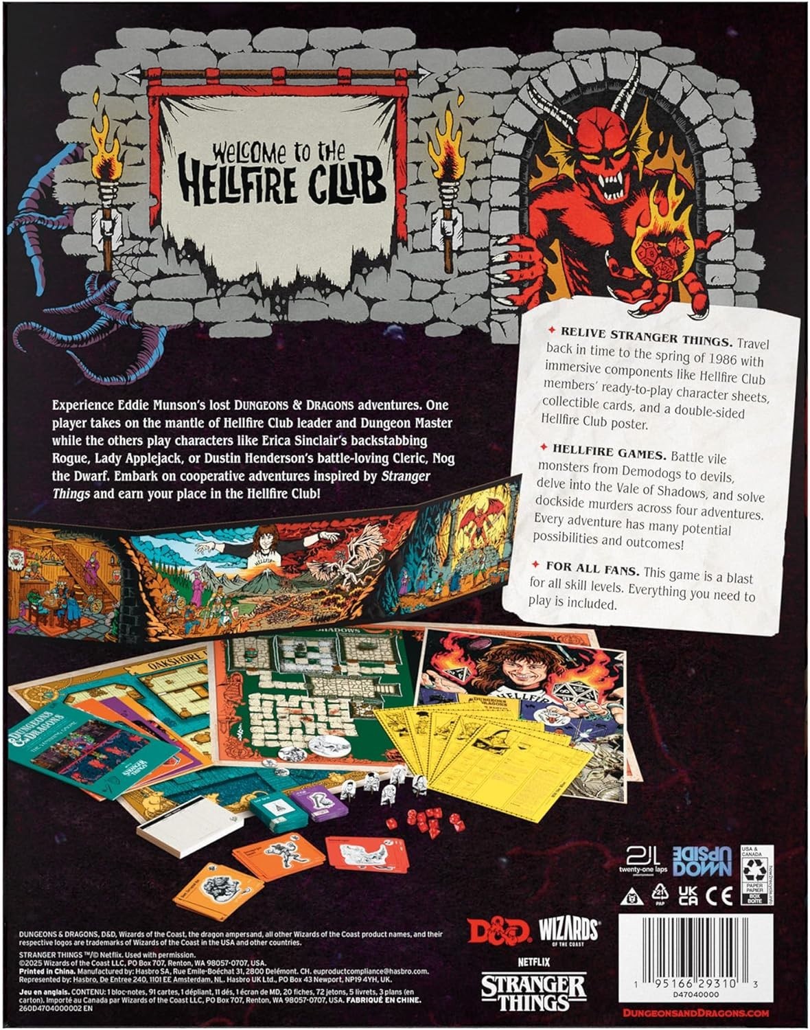 Dungeons & Dragons: Stranger Things: Welcome to the Hellfire Club (In-Stock!)