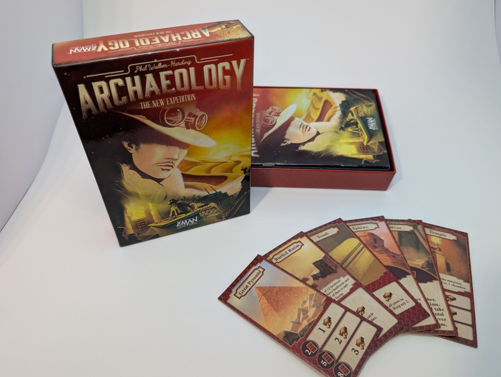 Archaeology – The New Expedition – Z-Man Board / Card Game – 100% Complete – OOP