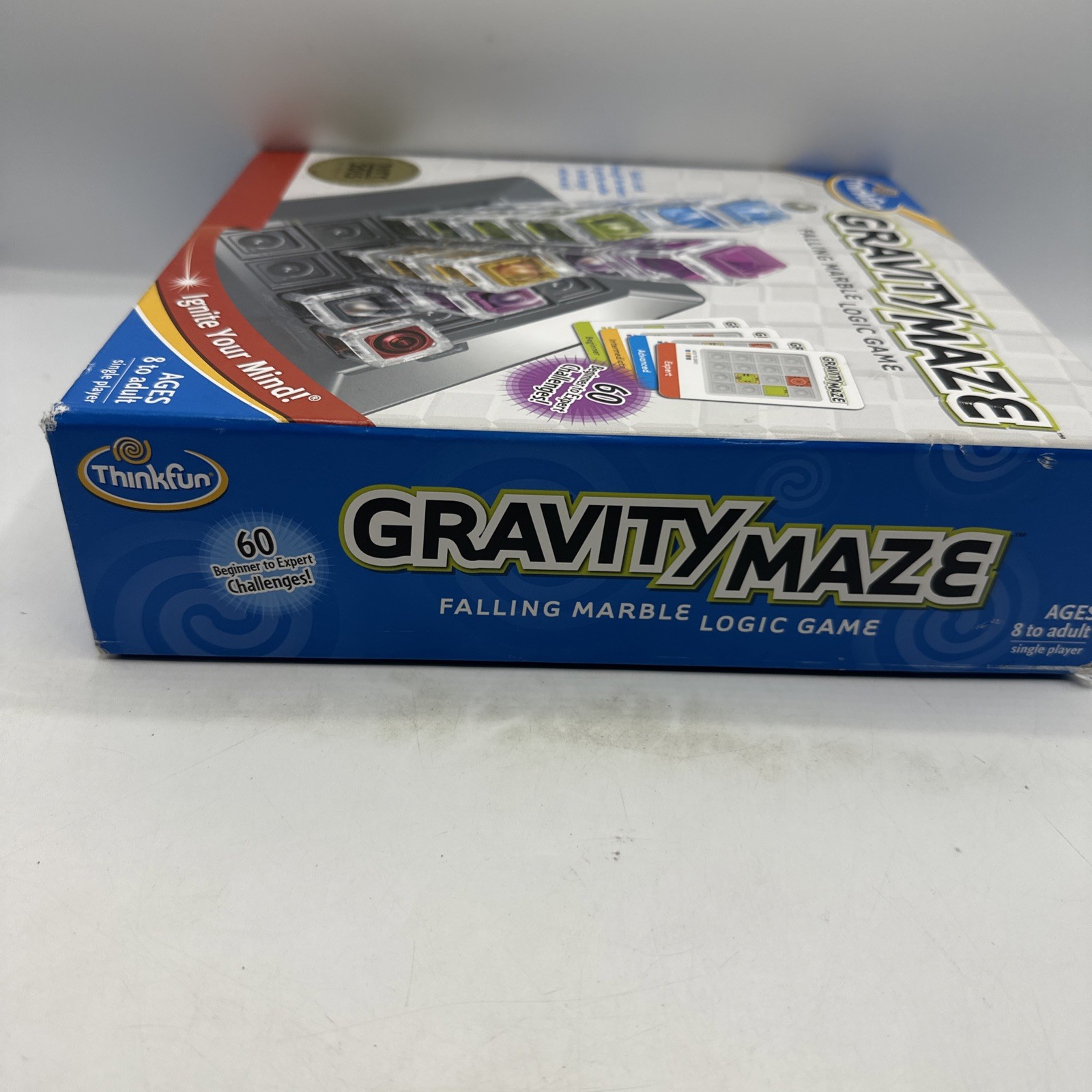 GRAVITY MAZE ThinkFun Falling Marble Logic Game Complete 2014