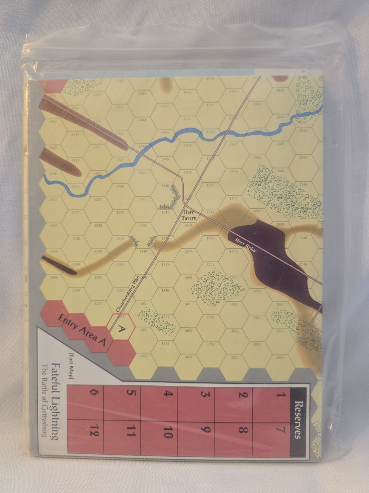 FATEFUL LIGHTNING Battle of Gettysburg Game in Bag XTR Corp : ©1994 : UNPUNCHED