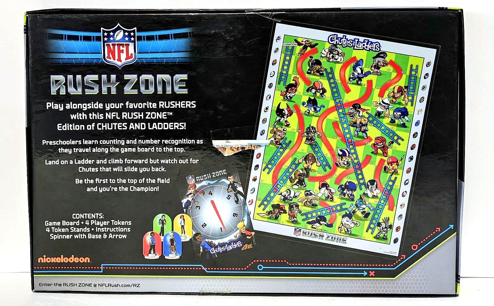 Chutes and Ladders – NFL Rush Zone Edition – Playable Complete – 2013