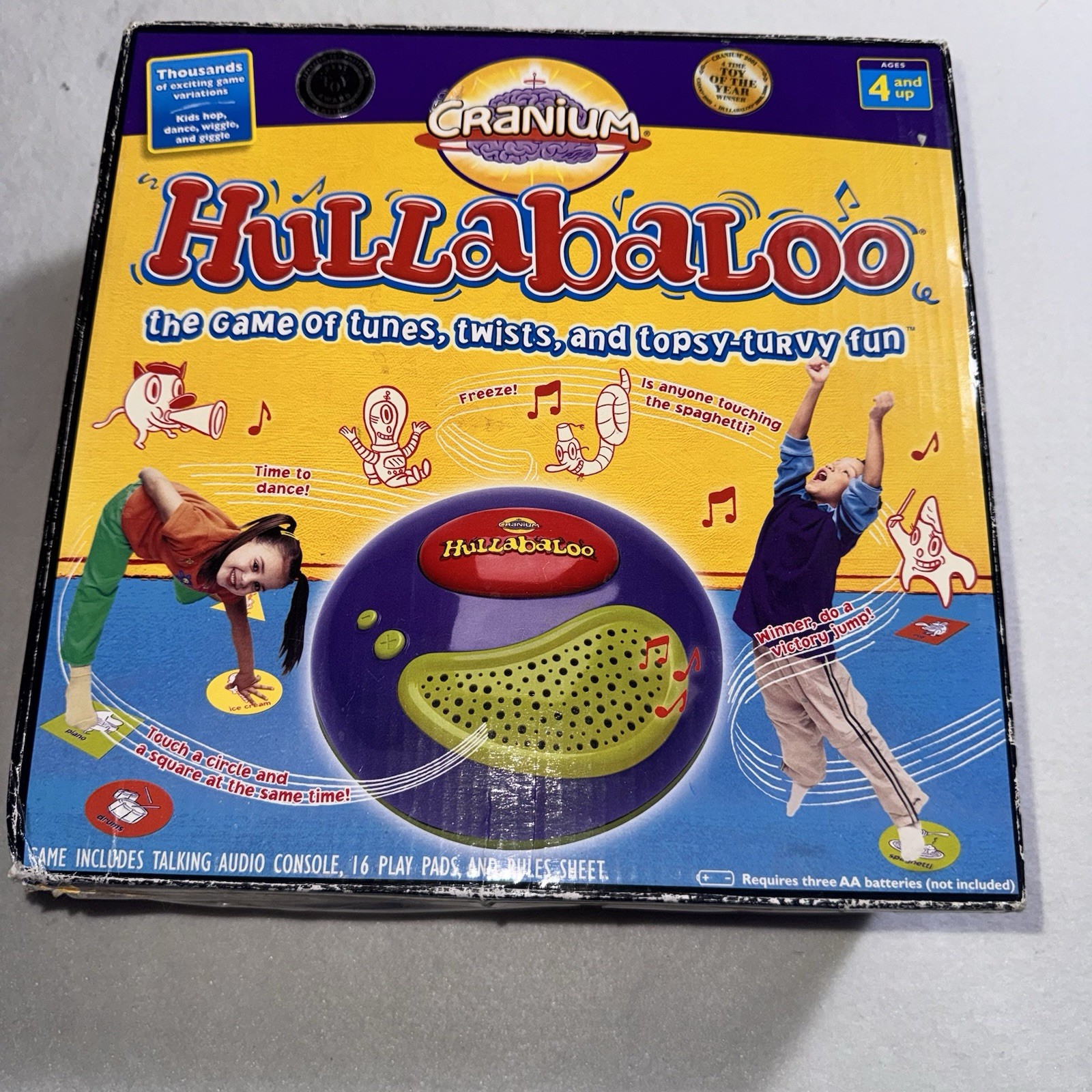 Cranium Hullabaloo Interactive Kids Game Complete Tested Works Ages 4+ 2002 Toy