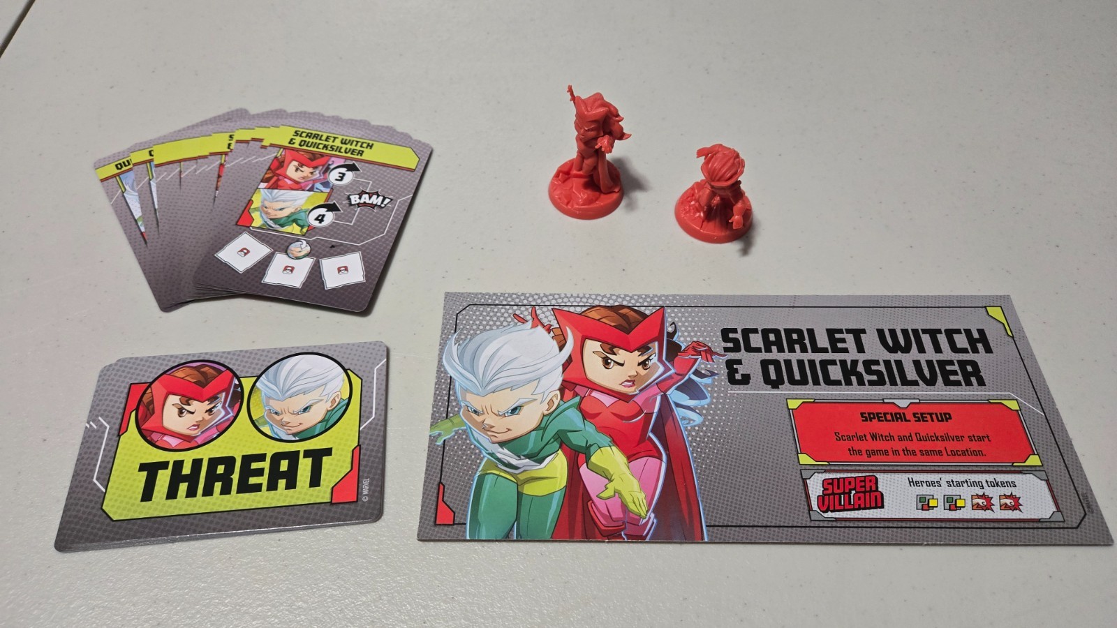 Marvel United X-Men First Class Scarlet Witch and Quicksilver