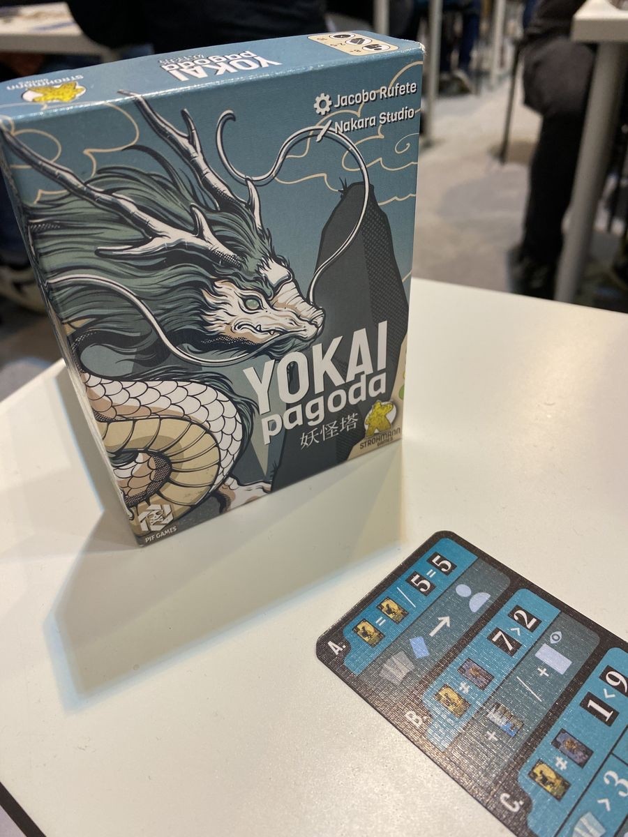 Yokai Pagoda Strawman Games Family Game Card Game Laying Game Kids Game