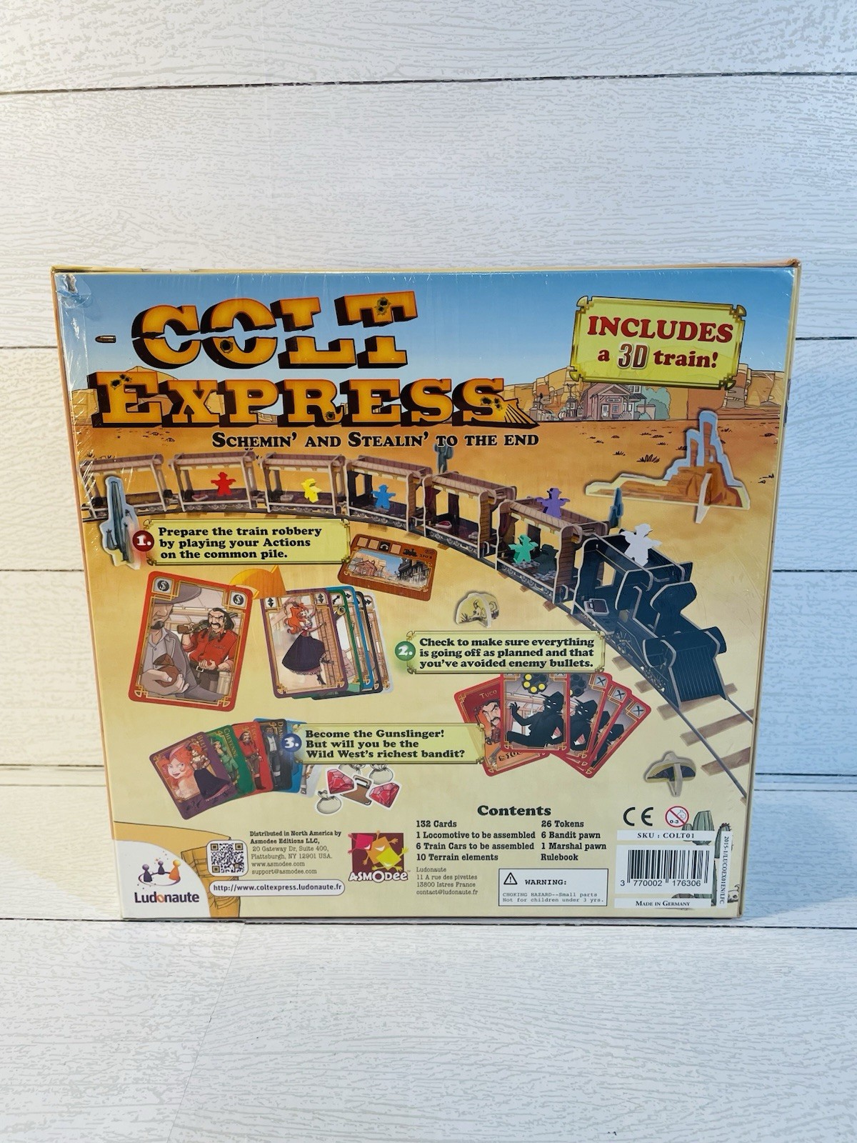 Colt Express: Schemin And Stealin Game New Factory Sealed 2015 Ludonaute
