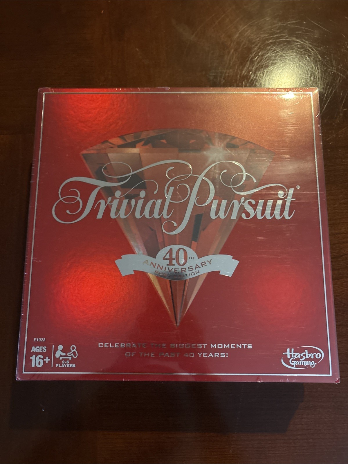 Hasbro Trivial Pursuit 40th Anniversary Ruby Edition Game Board New Sealed