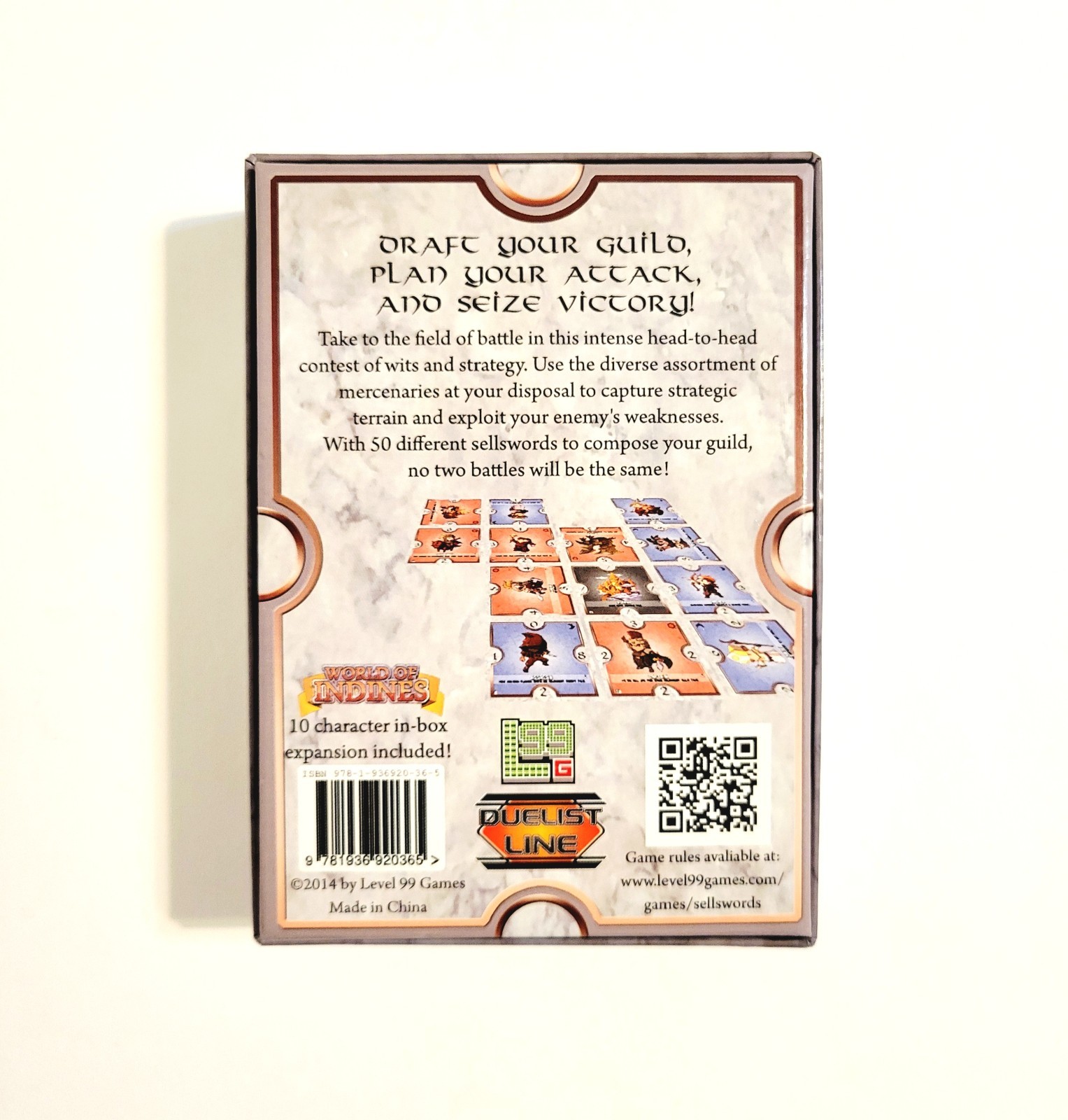 Sellswords Board Game Level 99 Games 2014 Strategy Tile Placement Game Complete