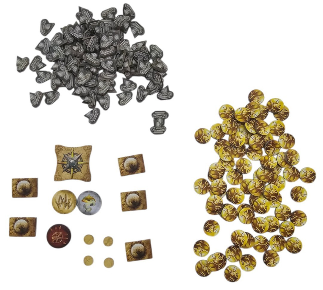Civilization Board Game Strategy Replacement Tokens Coin Culture Market Resource